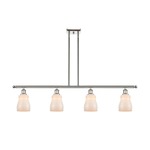 Ellery Island Pendant - Polished Nickel / White