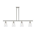 Ellery Island Pendant - Polished Nickel / Clear