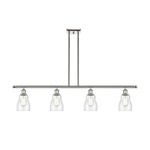 Ellery Island Pendant - Polished Nickel / Clear Seedy