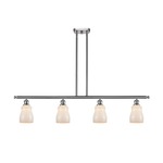 Ellery Island Pendant - Brushed Satin Nickel / White