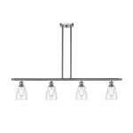 Ellery Island Pendant - Brushed Satin Nickel / Clear Seedy