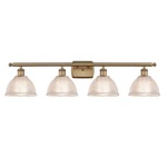 Arietta Bathroom Vanity Light - Brushed Brass / Clear