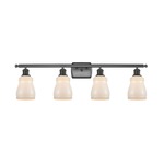 Ellery Bathroom Vanity Light - Oil Rubbed Bronze / White