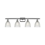 Castile Bathroom Vanity Light - Polished Chrome / Clear