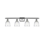 Brookfield Bathroom Vanity Light - Polished Chrome / Clear