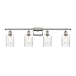 Hadley Bathroom Vanity Light - Polished Nickel / Clear
