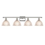 Arietta Bathroom Vanity Light - Polished Nickel / Clear