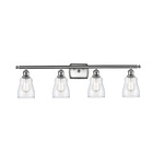 Ellery Bathroom Vanity Light - Brushed Satin Nickel / Clear