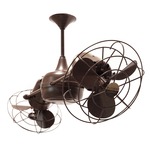 Duplo Dinamico Metal Ceiling Fan - Bronzette