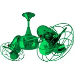 Duplo Dinamico Metal Ceiling Fan - Esmeralda