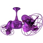 Duplo Dinamico Metal Ceiling Fan - Ametista