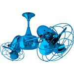 Duplo Dinamico Metal Ceiling Fan - Agua Marinha