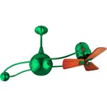 Brisa 2000 Wood Ceiling Fan - Esmeralda / Mahogany Tone