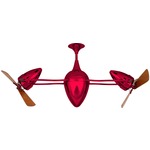 Ar Ruthiane Wood Ceiling Fan - Rubi / Mahogany Tone