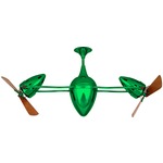 Ar Ruthiane Wood Ceiling Fan - Esmeralda / Mahogany Tone