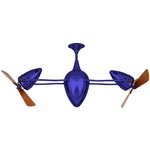 Ar Ruthiane Wood Ceiling Fan - Safira / Mahogany Tone