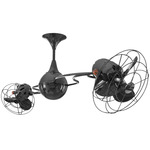 Italo Ventania Metal Ceiling Fan - Black Nickel