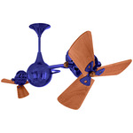 Italo Ventania Wood Ceiling Fan - Safira / Mahogany Tone