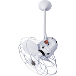 Bianca Directional Metal Ceiling Fan - Gloss White