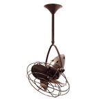 Jarold Directional Metal Ceiling Fan - Bronzette