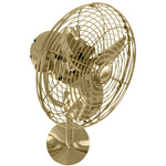 Michelle Parede Wall Fan - Polished Brass