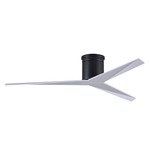 Eliza Hugger Ceiling Fan - Matte Black / Gloss White