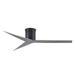 Eliza Hugger Ceiling Fan - Matte Black / Brushed Nickel