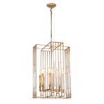 Ruxton Hall Pendant - Gold Leaf