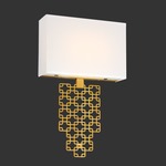 Blairmoor Wall Sconce - Honey Gold / White