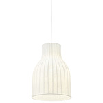 Strand Bell Pendant - White