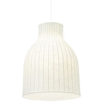 Strand Bell Pendant - White