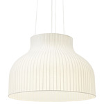 Strand Bell Pendant - White