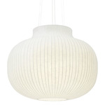 Strand Onion Pendant - White / White