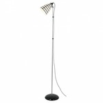 Circle Floor Lamp - Black / Natural White