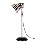 Circle Table Lamp - Black / Black / White