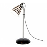 Circle Table Lamp - Black / Black / White