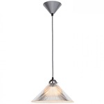 Coolie Pendant - Polished Nickel / Prismatic