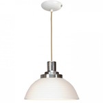 Cosmo Stepped Pendant - White / Natural White