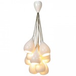 Drop One Multi Light Pendant - White / Natural White