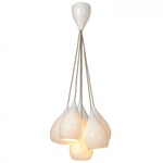 Drop One Multi Light Pendant - White / Natural White