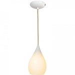 Drop One Pendant - Matte White / Natural White