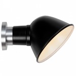 Ginger Wall Sconce - Polished Aluminum / Black