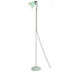 Hector Dome Floor Light - Chrome / Light Green