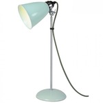 Hector Dome Table Lamp - Chrome / Light Green