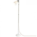 Hector Pleat Floor Lamp - Chrome / Natural White