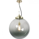 Globe Pendant - Brass / Anthracite