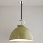 Titan Size 5 Pendant - Olive Green / White