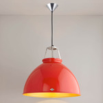 Titan Size 5 Pendant - Red / Gold