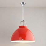 Titan Size 5 Pendant - Red / White