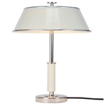 Victor Table Lamp - Chrome / Cream